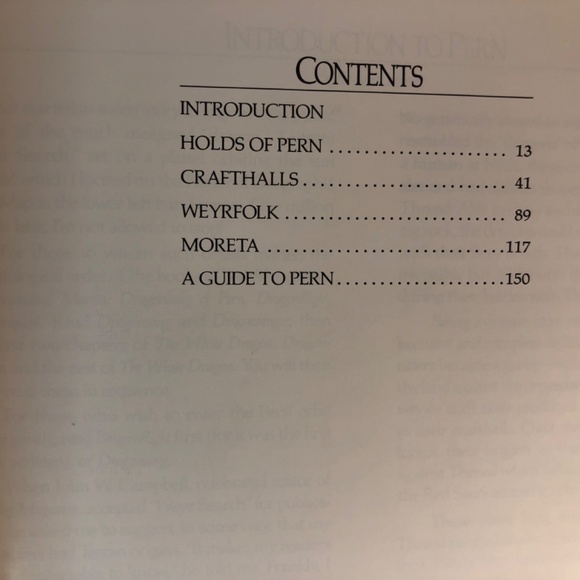 The People Of Pern by Anne McCaffrey & Robin Wood -1988 - HC/DJ (BCE) - Picture 8 of 12